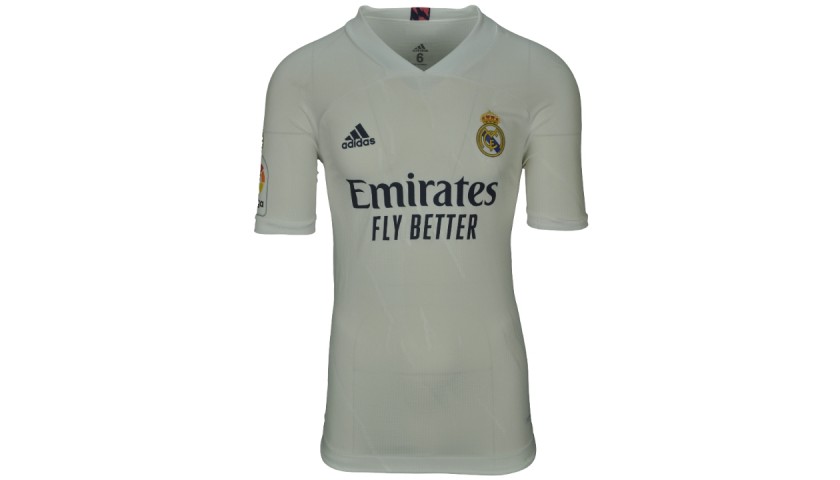 Benzema Real Madrid issued/worn shirt, Spanish Liga 2013/2014 - CharityStars