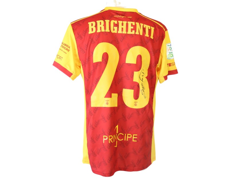Maglia Brighenti Unwashed Catanzaro vs Frosinone, 2026 - Autografata