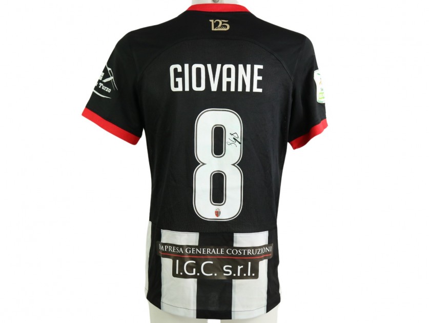 Giovane's Unwashed Signed Shirt, Ascoli vs Palermo 2023 
