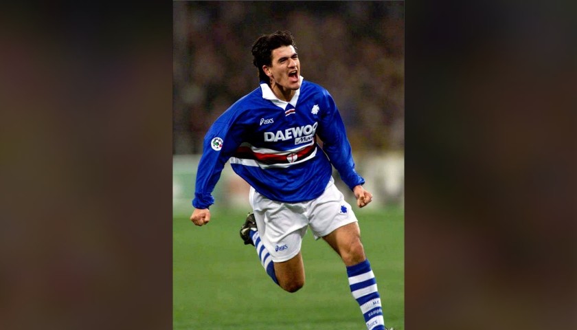 Ortega's Sampdoria Signed Match Shirt, 1998/99 