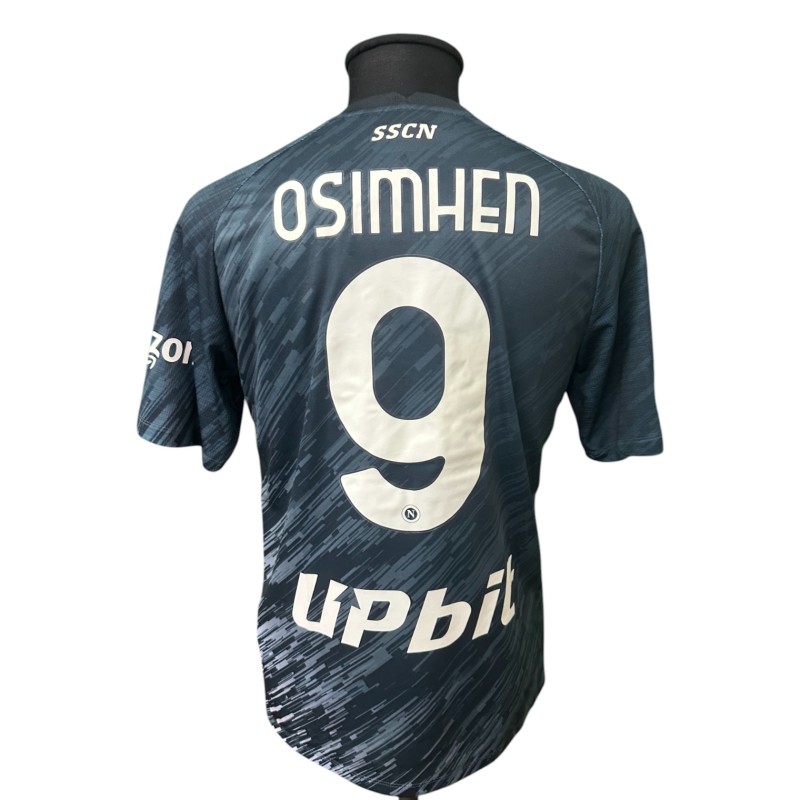 Osimhen's Issued Shirt, Lazio vs Napoli 2022