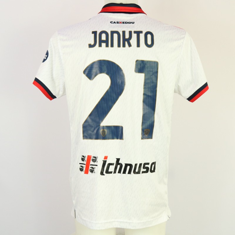 Jankto's Unwashed Shirt, Monza vs Cagliari 2024 "Keep Racism Out"