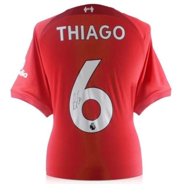 Thiago Alcantara's Liverpool 2022/23 Signed Shirt