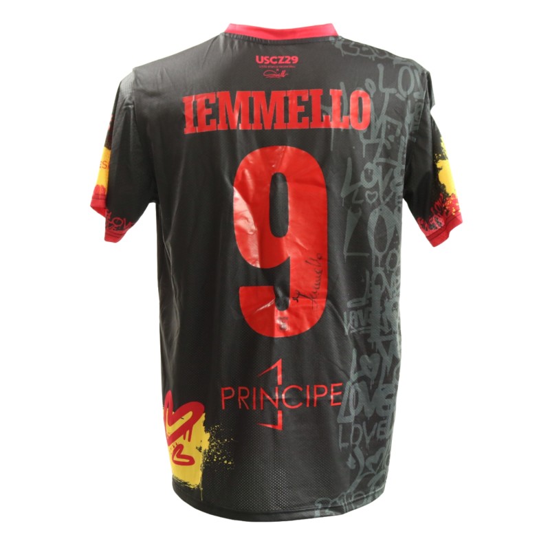 Iemmello's Signed Unwashed Shirt, Catanzaro vs Brescia 2024 - Limited Edition