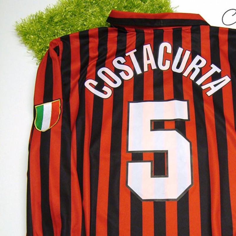 Costacurta match worn autographed shirt of Milan Centenary