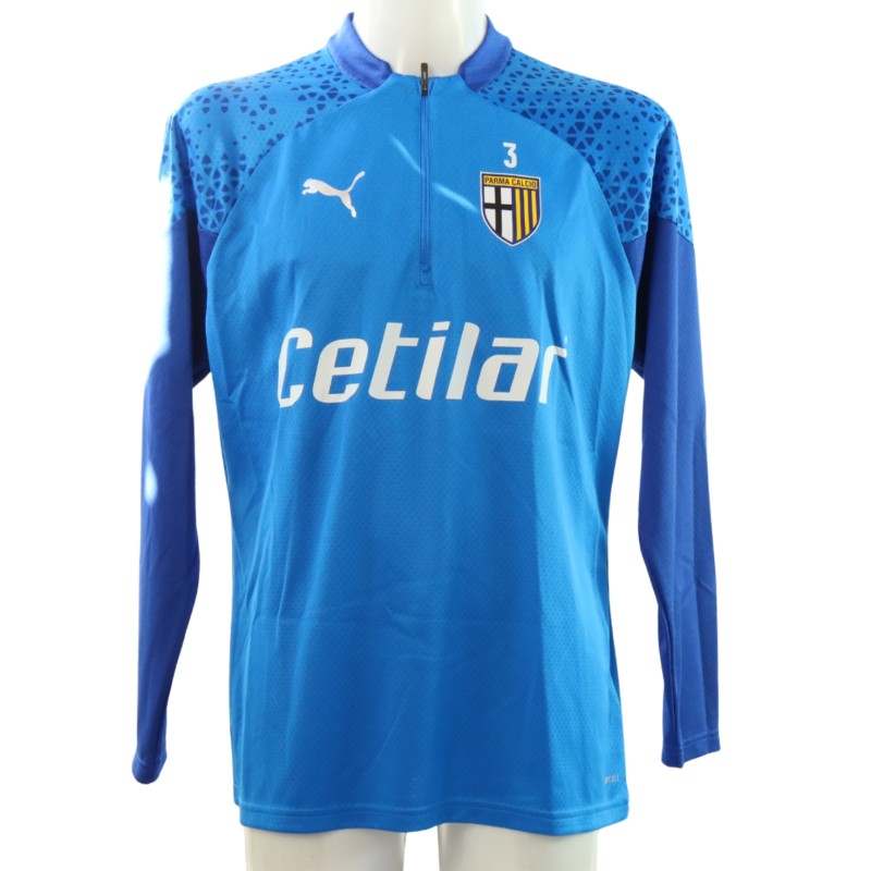 Osorio's Parma Worn Pre-Match Sweatshirt, 2023/24