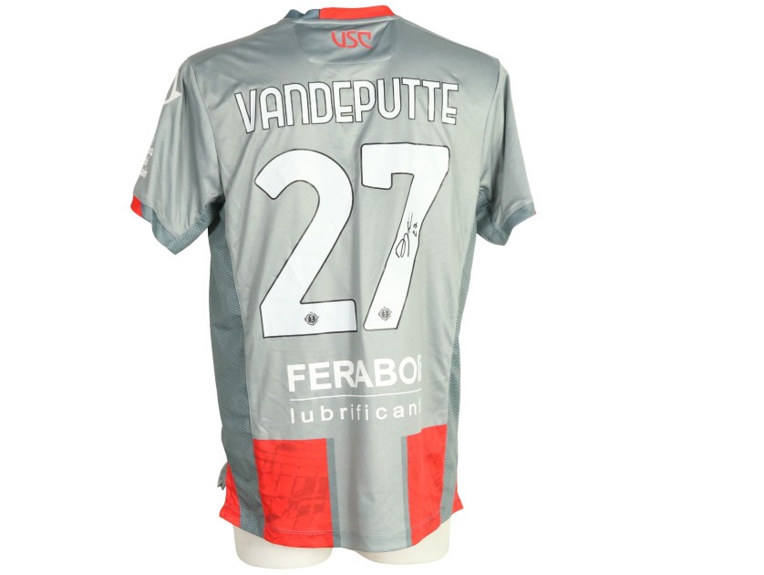 Vandeputte's Signed Unwashed Shirt, Cremonese vs Bologna 2026