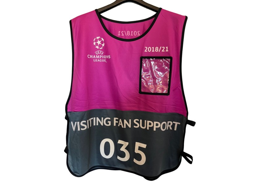 Champions League Visiting Fan Support Sports Bib