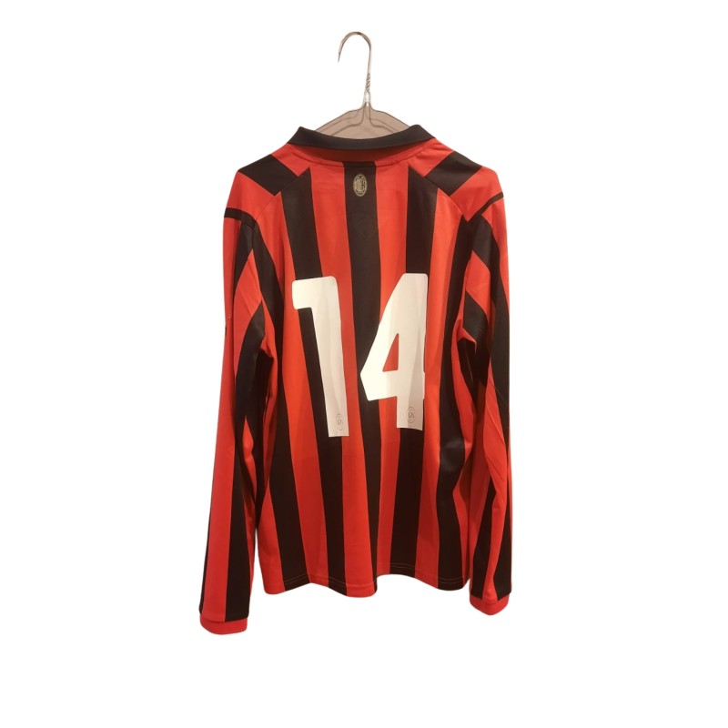 Reijnders' Official Milan Signed Shirt, 2024/25 - 125th Anniversary