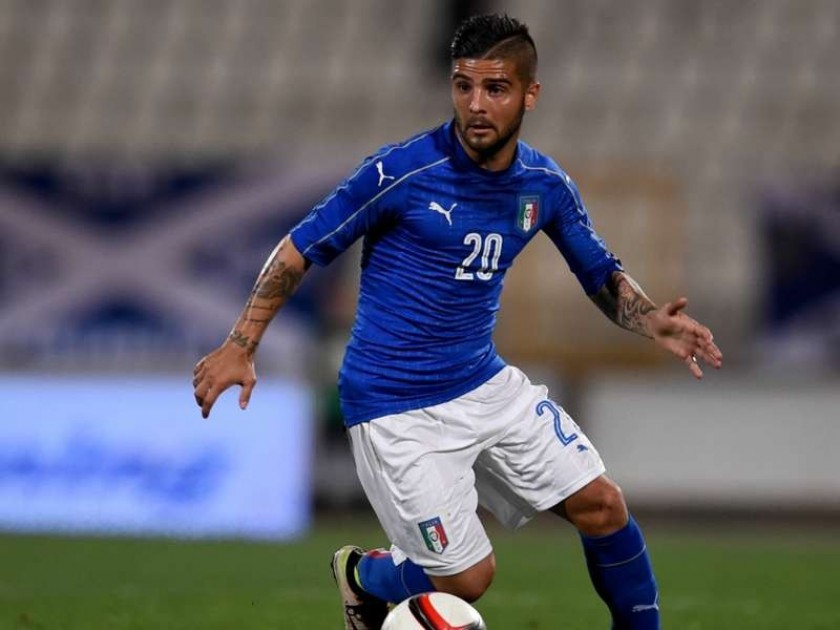 Insigne's Italy Match Shorts, 2016