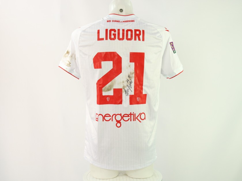 Liguori's Signed Unwashed Shirt, Lecco vs Padova 2024