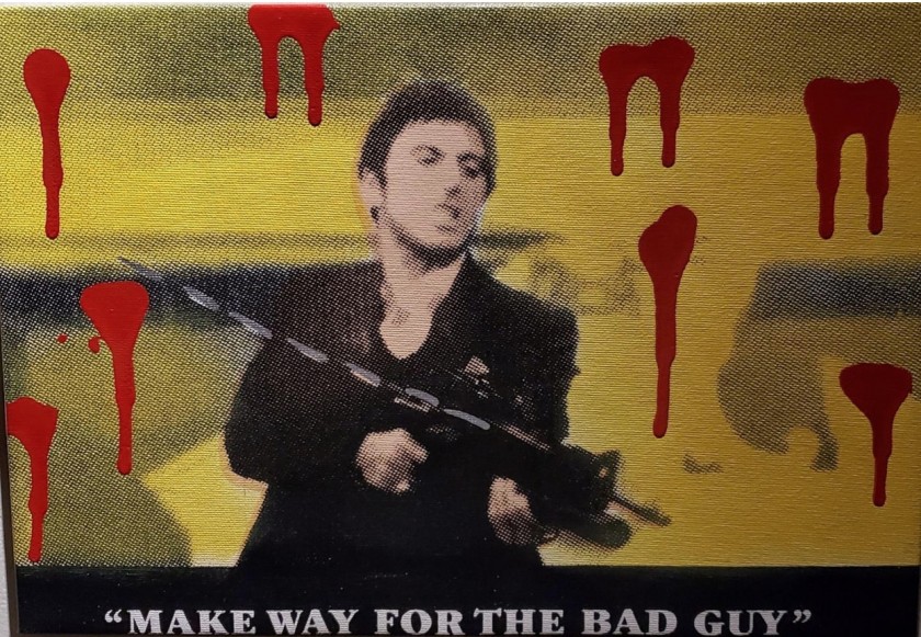 "Scarface with Blood" by Steve Kaufman