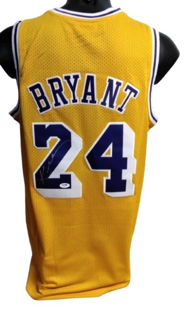 Kobe Bryant Los Angeles Lakers Signed Replica Jersey