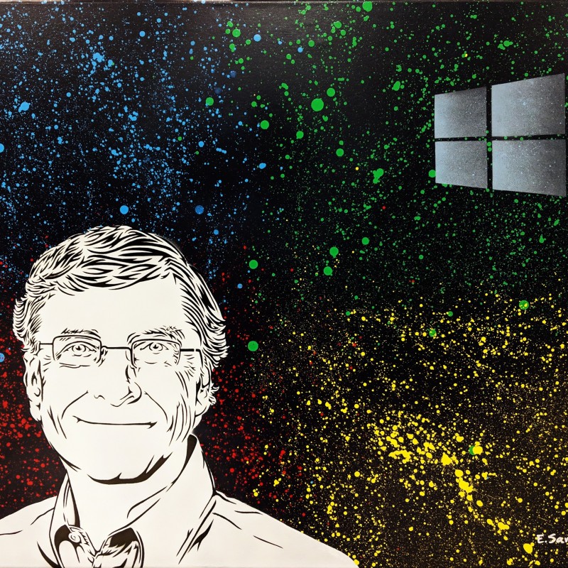 "Bill Gates" by Evan Sanks