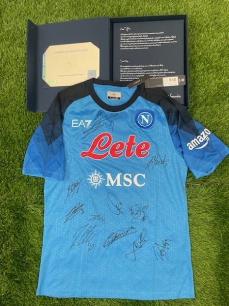 Napoli Official Shirt 2022/23 - Autographed by team - First Limited Edition  - CharityStars