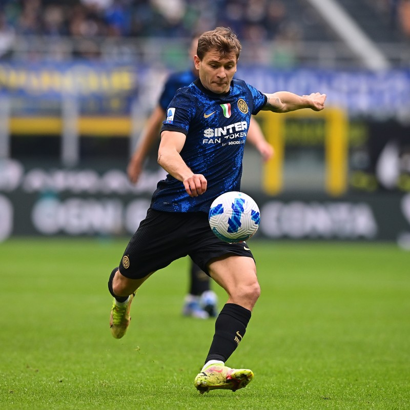 Barella's Match-Issued Shirt, Inter-Udinese 2021 - Special Numbering