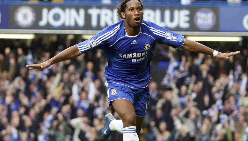 2009/2010 Chelsea Home Adidas Jersey - Didier Drogba (11) in 2023