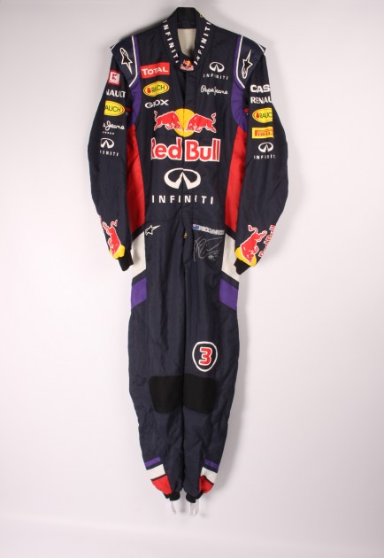 Signed Overalls Used by Daniel Ricciardo in 2014 German GP