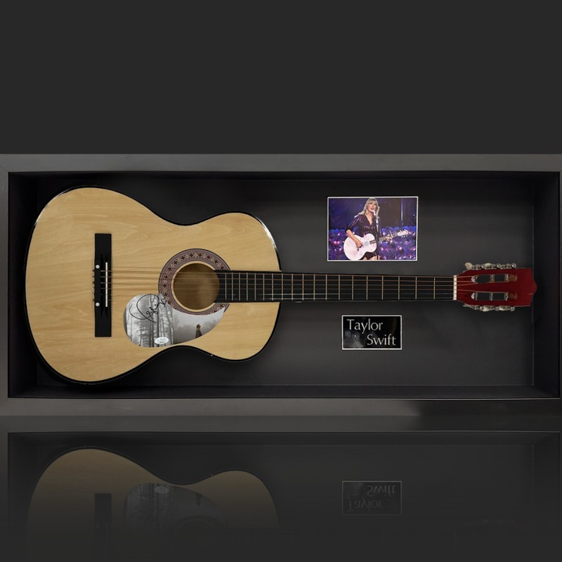 Taylor Swift Signed Display Guitar