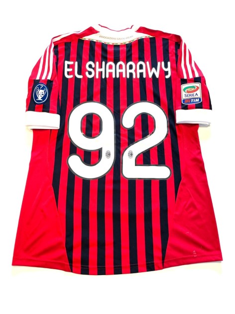 El Shaarawy's Milan Match-Issued Shirt, 2011/12