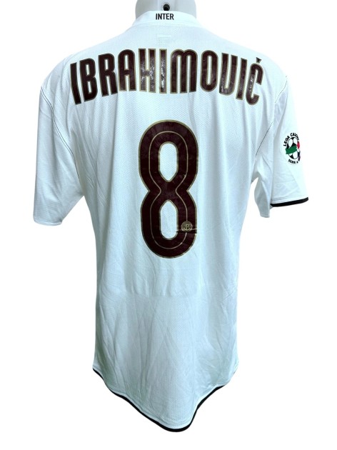 Ibrahimovic's Inter Match-Worn Shirt, 2008/09