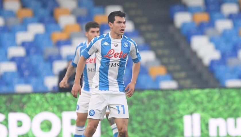 Lozano's Napoli Worn and Signed Match Shirt 2020/21
