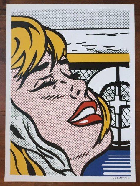"Shipboard Girl" Poster by Roy Lichtenstein