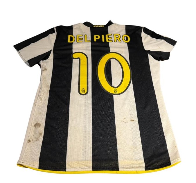 Del Piero's Juventus Match-Worn Shirt, 2008/09