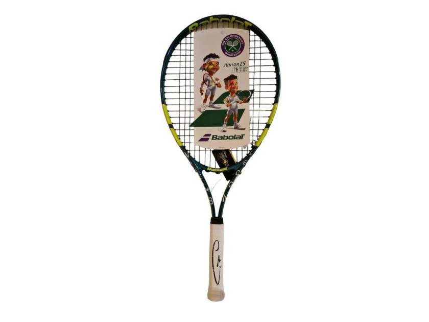 Racchetta da tennis ufficiale Babolat firmata da Carlos Alcaraz