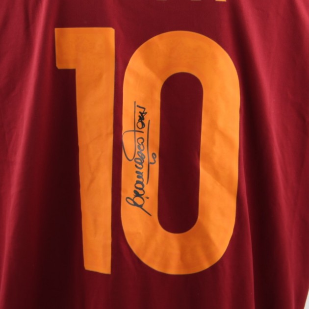 Official Totti Roma shirt, Serie A 15/16 - signed - CharityStars