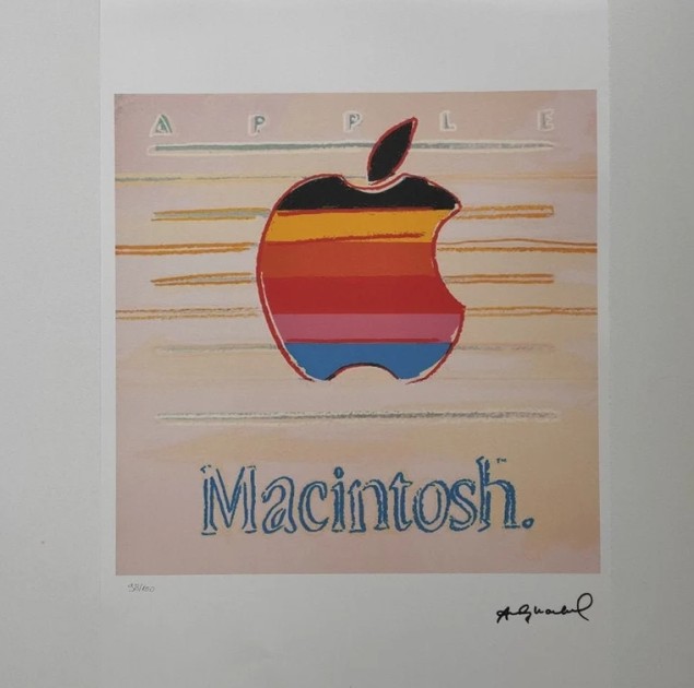 "Macintosh" Lithograph Signed by Andy Warhol 