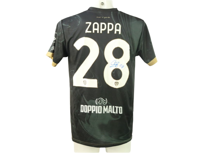 Maglia Zappa Unwashed, Cagliari vs Napoli 2024 - Autografata