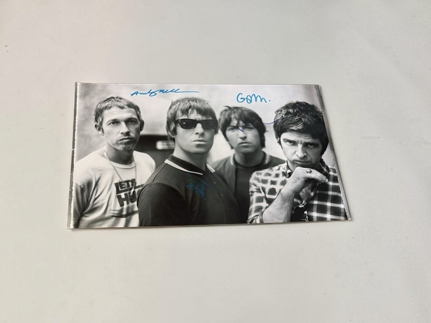 Oasis Signed Photograph