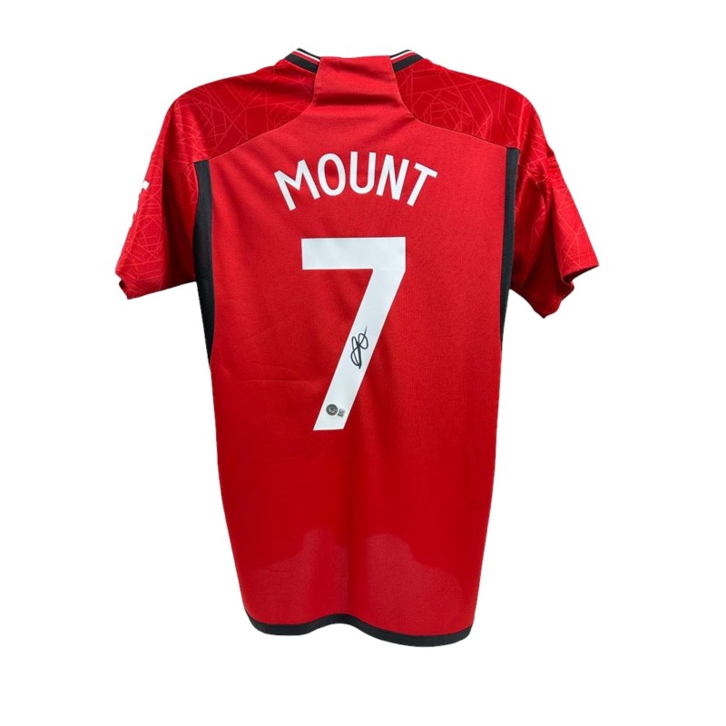 Mason Mount's Manchester United Signed Replica Shirt