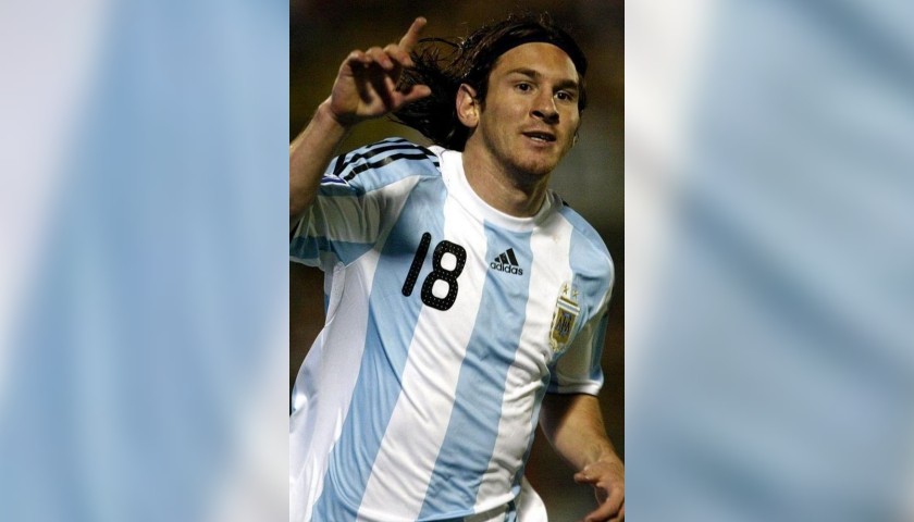 Messi's Official Argentina Signed Shirt, 2007