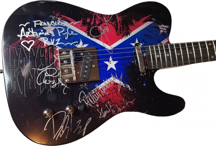 Lynyrd Skynyrd Autographed Guitar