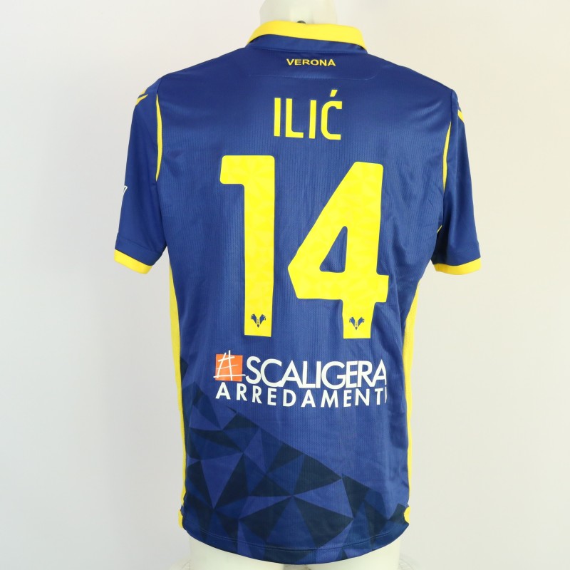 Ilic's Hellas Verona Match-Issued Shirt, 2020/21