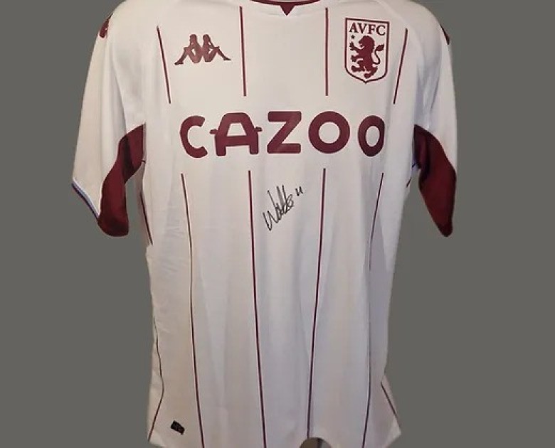 Ollie Watkins' Aston Villa 2021/22 Signed Official Away Shirt