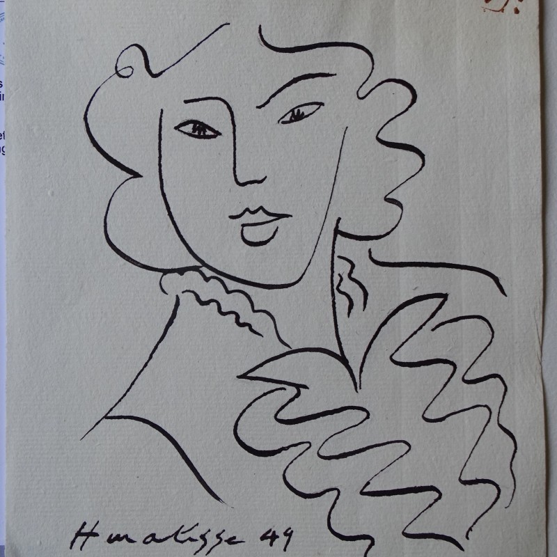 Disegno di Henri Matisse (attributed)