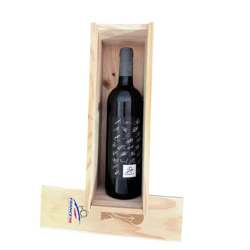 Signed France World Cup 1998 Celebrative Bottle - Limited Edition