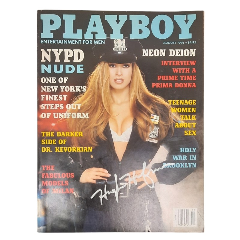 Hugh Hefner Signed August 1994 Playboy Magazine