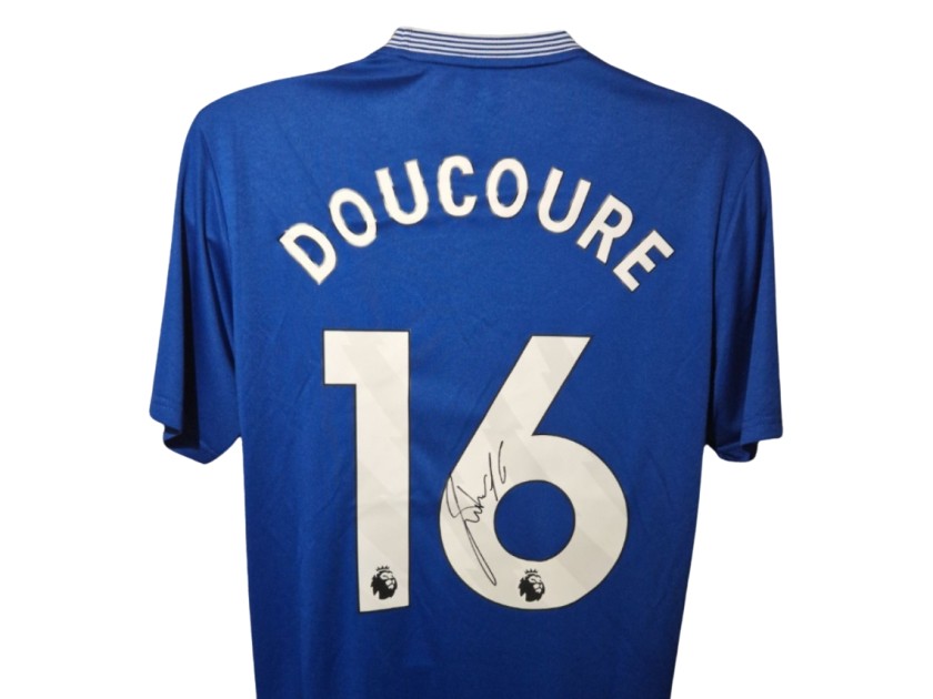 Abdoulaye Doucoure Signed Everton 2024-25 Official Home Football Shirt