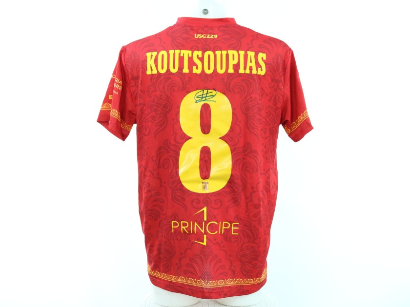 Koutsoupias' Catanzaro vs Mantova Signed Unwashed Shirt, 2024