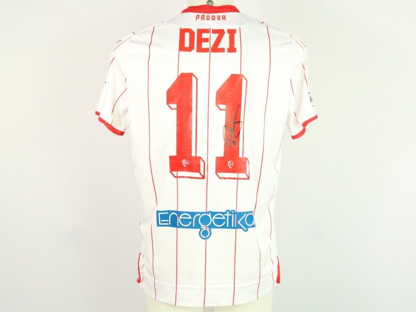 Maglia Dezi unwashed Padova vs Alessandria 2024 - Autografata