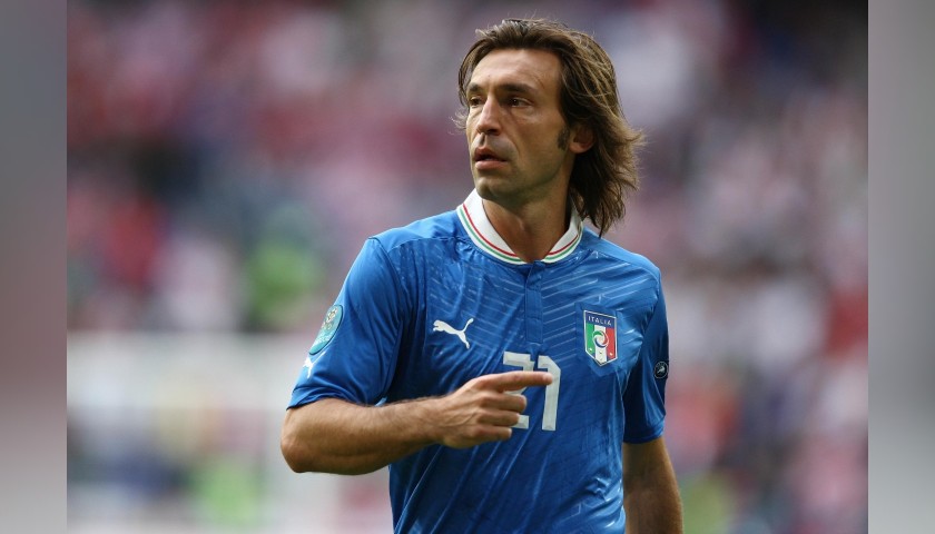 Pirlo's Official Italy Signed Shirt, Euro 2012 