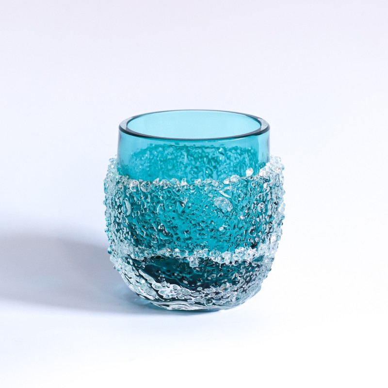 Ice Water Vase by Micheluzzi Glass