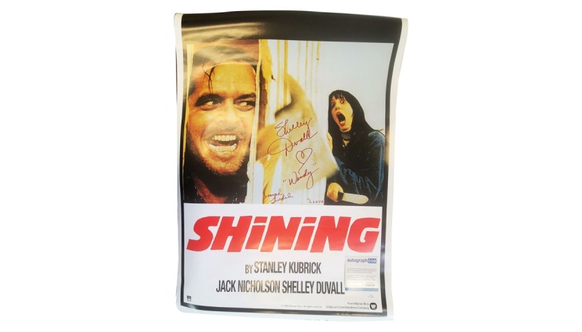 Shelley Duvall Signed “The Shining” Movie Poster