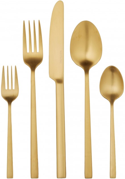 Set of Twelve Golden Shine Cutlery