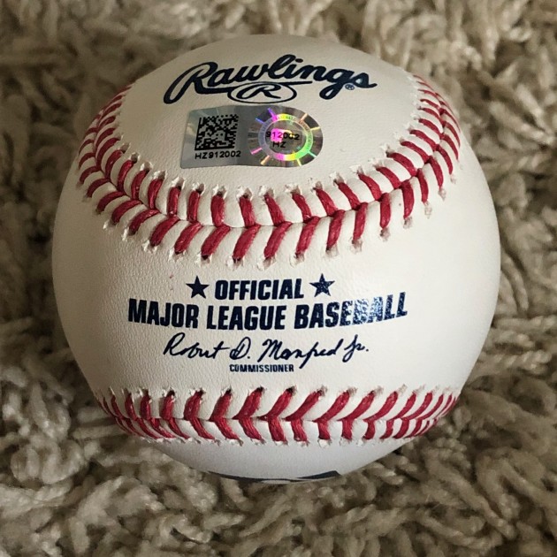 Sold at Auction: Mike Trout signed baseball