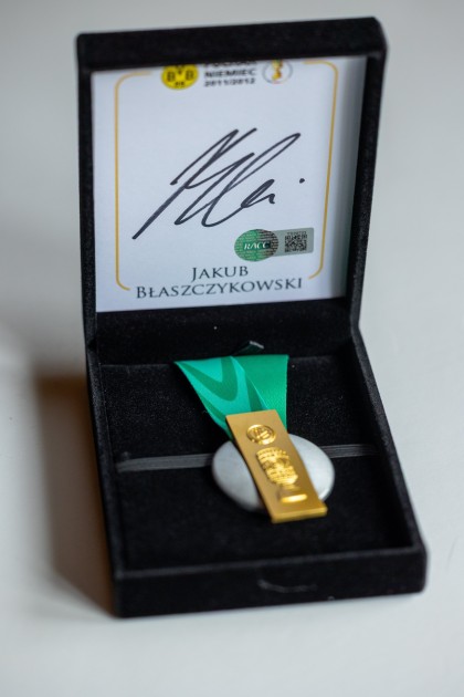 Jakub Błaszczykowski's Borrusia Dortmund Signed Medal